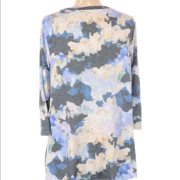 Soft Surroundings large floral blouse - Picture 3 of 7